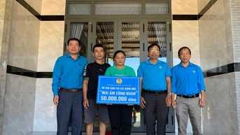 ឧបត្ថម្ភថវិកាសម្រាប់ផ្ទះ "Union Shelter" ចំនួន 3ខ្នង
