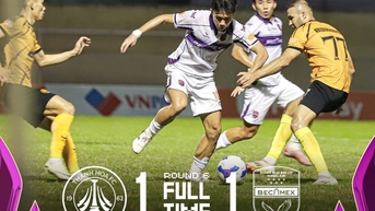 បន្ទាប់​ពី​ចែក​ផ្លូវ​ជាមួយ​គ្រូ​បង្វឹក Anh Duc ក្រុម Becamex TP HCM Club ទទួល​បាន​ពិន្ទុ​ភ្លាមៗ។