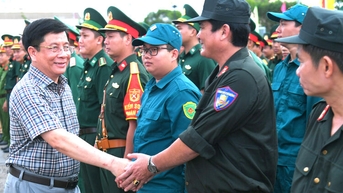 ពង្រាយ​ទ័ព​ធានា​សន្តិសុខ​សណ្តាប់ធ្នាប់​បម្រើ​មហាសន្និបាត​លើក​ទី​១​នៃ​គណៈកម្មាធិការ​បក្ស​ខេត្ត An Giang អាណត្តិ​២០២៥ -២០៣០