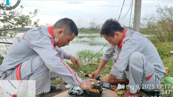 Viettel Lao Cai ផ្តោតលើការដោះស្រាយបញ្ហាទូរគមនាគមន៍ បន្ទាប់ពីព្យុះលេខ១០
