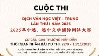 ពង្រីកកិច្ចសហប្រតិបត្តិការ និងលើកកំពស់អក្សរសិល្ប៍រវាងវៀតណាម និងចិន