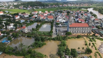 Dong Trieu ឆ្លើយតបជាបន្ទាន់ចំពោះការជន់លិចដោយសារការកើនឡើងនៃទឹកជំនន់យ៉ាងឆាប់រហ័សនៅលើទន្លេ Kinh Thay