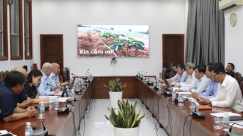 Phó Chủ tịch UBND tỉnh Trịnh Minh Hoàng làm việc với Tập đoàn Netafim