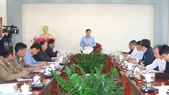 Lam Dong ពន្លឿនការបោសសំអាតទីតាំងសម្រាប់គម្រោងធារាសាស្ត្រ