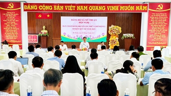 កិច្ចប្រជុំពង្រីកនៃគណៈកម្មាធិការប្រតិបត្តិនៃគណៈកម្មាធិការបក្សឃុំ My Thuan