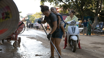 Infographic: ការថែទាំផ្លូវចិត្តសម្រាប់កុមារក្នុងអំឡុងពេលគ្រោះមហន្តរាយធម្មជាតិ
