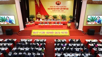 Đại hội đại biểu Đảng bộ tỉnh Thanh Hóa lần thứ XX, nhiệm kỳ 2025-2030 thành công tốt đẹp