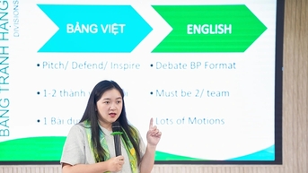 Tiếng nói Xanh mùa 3 thách thức tư duy và bản lĩnh học sinh với thể thức mới