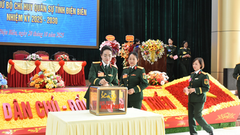 Phụ nữ Bộ CHQS tỉnh Điện Biên: Phát huy tốt tiêu chí xứng danh Bộ đội Cụ Hồ trong kỷ nguyên mới