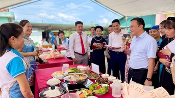 Tân Mỹ tổ chức Hội thi chế biến các món ăn từ vịt bầu cổ xanh