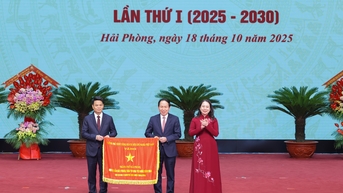 Phó Chủ tịch nước Võ Thị Ánh Xuân dự Đại hội Thi đua yêu nước thành phố Hải Phòng