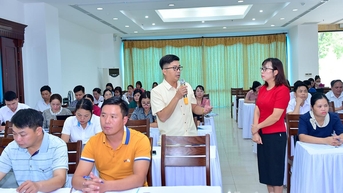 Hơn 130 cán bộ, công chức, viên chức được nâng cao văn hóa công vụ, kỷ luật, kỷ cương hành chính