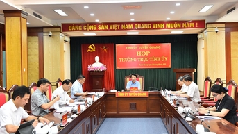 Thường trực Tỉnh ủy họp cho ý kiến vào nhiều nội dung quan trọng