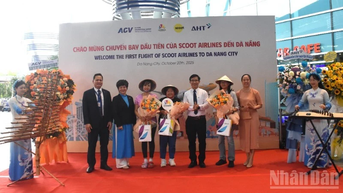 ក្រុមហ៊ុនអាកាសចរណ៍ Scoot Airlines ចាប់ផ្តើមជើងហោះហើរត្រង់ពីសិង្ហបុរីទៅកាន់ទីក្រុង Da Nang