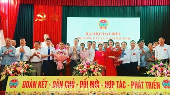 Đại hội đại biểu Hội Nông dân xã Nam Thái Ninh lần thứ I, nhiệm kỳ 2025 - 2030