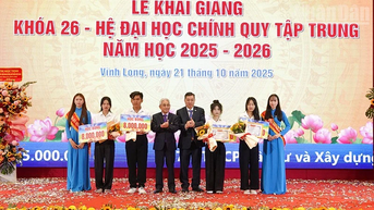សាកលវិទ្យាល័យ Cuu Long ផ្តល់អាហារូបករណ៍ពេញលេញដល់និស្សិតជនជាតិខ្មែរចំនួន ៣២នាក់។