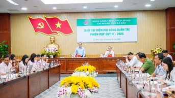 Ban đại diện Hội đồng quản trị Ngân hàng Chính sách xã hội tỉnh sơ kết hoạt động 9 tháng đầu năm 2025