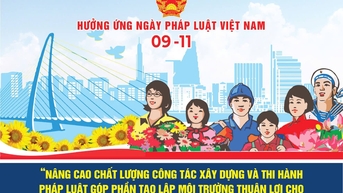 Hội đồng phối hợp phổ biến, giáo dục pháp luật tỉnh hướng dẫn một số nội dung tổ chức thực hiện Ngày Pháp luật Việt Nam