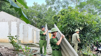 Công an xã Chân Mộng đẩy mạnh các phong trào thi đua yêu nước