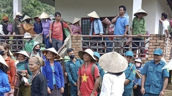 Quảng Ngãi di dời khẩn cấp 61 hộ dân dưới chân núi Gò Oát