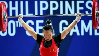 Đội tuyển cử tạ Việt Nam sang Trung Quốc tập huấn cho SEA Games 33