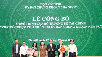 Hội nghị công bố Quyết định của Bộ trưởng Bộ Tài chính về việc bổ nhiệm Phó Chủ tịch UBCKNN