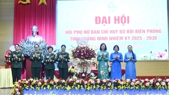 Đại hội Hội Phụ nữ Ban Chỉ huy BĐBP tỉnh nhiệm kỳ 2025-2030