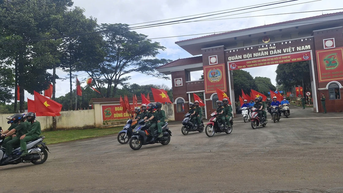 Tổ chức Ngày hội thanh niên Quân đội với văn hóa giao thông