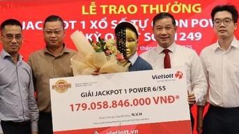 Thầy giáo ở Đà Nẵng trúng vé số độc đắc của Vietlott hơn 179 tỉ đồng
