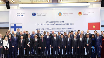 Tổng Bí thư Tô Lâm gặp gỡ doanh nghiệp Phần Lan tiêu biểu