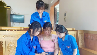 “Áo xanh” xây dựng nông thôn mới