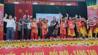 Bế mạc lớp truyền dạy thực hành, trình diễn múa sư tử và công bố Quyết định thành lập, ra mắt Câu lạc bộ múa sư tử dân tộc Tày, Nùng xã Tân Đoàn, tỉnh Lạng Sơn