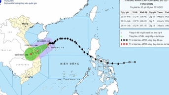Bão số 12 cách thành phố Đà Nẵng khoảng 310km