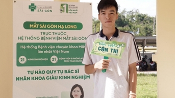 Công ty Cổ phần Bệnh viện Mắt Sài Gòn Hạ Long đồng hành cùng học sinh Trường THPT Ngô Quyền chăm sóc sức khỏe thị lực