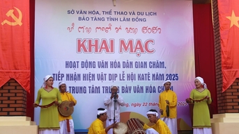 សកម្មភាពវប្បធម៌ចាមដ៏រំភើបនៅក្នុងពិធីបុណ្យ Kate
