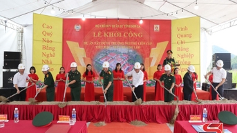 Khởi công xây dựng Trường nội trú liên cấp Tiểu học - Trung học cơ sở xã Mường Lèo