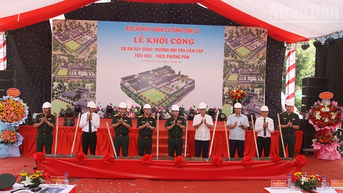 Sơn La: Khởi công xây dựng trường vùng biên giới xã Phiêng Pằn