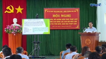 វគ្គបណ្តុះបណ្តាលផ្នែកឃោសនានៅវួដ Dak Cam