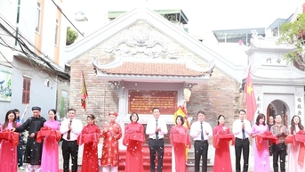 សម្ពោធ​គម្រោង​ស្តារ និង​តុបតែង​ផ្ទះ​សម្បែង​សហគមន៍ Nam Du Ha