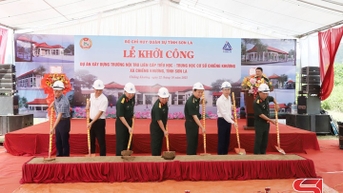 Khởi công xây dựng Trường Phổ thông nội trú liên cấp Tiểu học – THCS xã Chiềng Khương