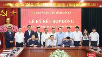 ចុះហត្ថលេខាលើកិច្ចសន្យាសម្រាប់គម្រោង Moc Chau Gateway Service Urban Area Project