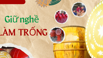 Giữ nghề làm trống