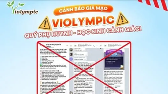 Phụ huynh bị nhóm giả mạo Violympic lừa tiền
