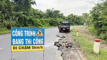 Hơn 4,15 tỷ đồng sửa chữa tuyến quốc lộ 29