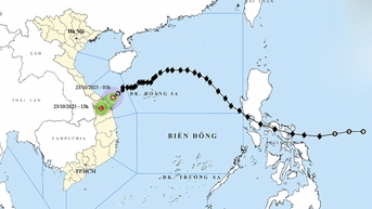 Thời tiết ngày 23/10: Bão số 12 suy yếu thành áp thấp nhiệt đới, Trung Bộ tiếp tục mưa lớn