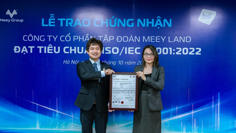 Meey Group បានទទួលវិញ្ញាបនប័ត្រ ISO/IEC សម្រាប់ប្រព័ន្ធគ្រប់គ្រងសន្តិសុខព័ត៌មាន