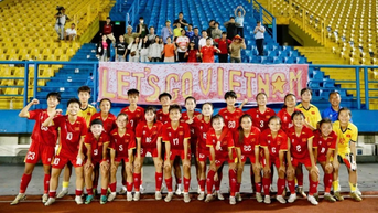 AFC ផ្ញើលិខិតអបអរសាទរដល់ក្រុមនារី U17 វៀតណាម និងអរគុណ VFF ដែលរៀបចំការប្រកួតជម្រុះអាស៊ីដោយជោគជ័យ