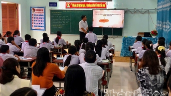 សាលាអនុវិទ្យាល័យ Au Co អនុវត្ត AI ក្នុងការបង្រៀន និងរៀនគណិតវិទ្យា