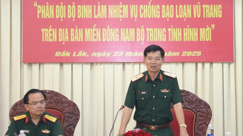 សាលានាយទាហានសកម្មទី២ និងបញ្ជាការដ្ឋានយោធភូមិភាគខេត្ត Dak Lak បានរៀបចំសិក្ខាសាលាវិទ្យាសាស្ត្រ ក្រោមប្រធានបទ ក្រសួងការពារជាតិ។