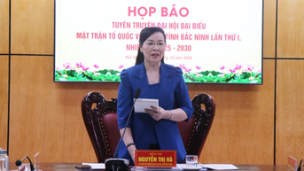 គណៈប្រតិភូចំនួន ៥៨៧ នឹងចូលរួមមហាសន្និបាតលើកទី ១ នៃរណសិរ្សមាតុភូមិវៀតណាមខេត្ត Bac Ninh។